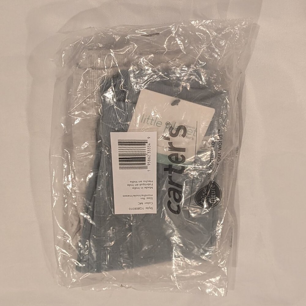 NWT Little Planet Carter's Organic Cotton Joggers Pants SET of 2 (9-Month Size) - Picture 4 of 6